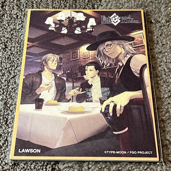 Fate Grand Order FGO x Lawson Collab Shikishi Art Board Japan Exclusive Anime - Picture 1 of 5